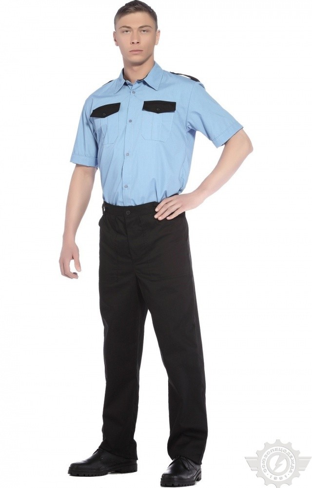 65911 Сорочка "Страйк" короткий рукав  Одежда для охранных структур  размер 52-54/182-188 Спецодежда  - Вид №3