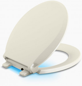 KOHLER Cachet Nightlight Quiet-Close  Круглое переднее сиденье для унитаза K-75758-96