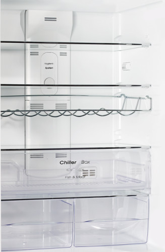 NRS 1857 BOR Bronze Отдельностоящий двухкамерный холодильник, габариты (шxвxг): 70 х 185 х 67 см, полезный объем хол. камеры:382л, полезный объем мороз.камеры: 97л, класс энергопотребления а+ ,потребление электроэнергии:252квт/год, динамическое охлаждение Santreyd  - Вид №6