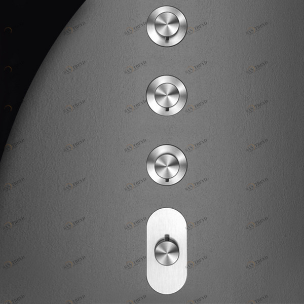 Термостат для душа HIRO HIR56S серебристый матовый Radomonte