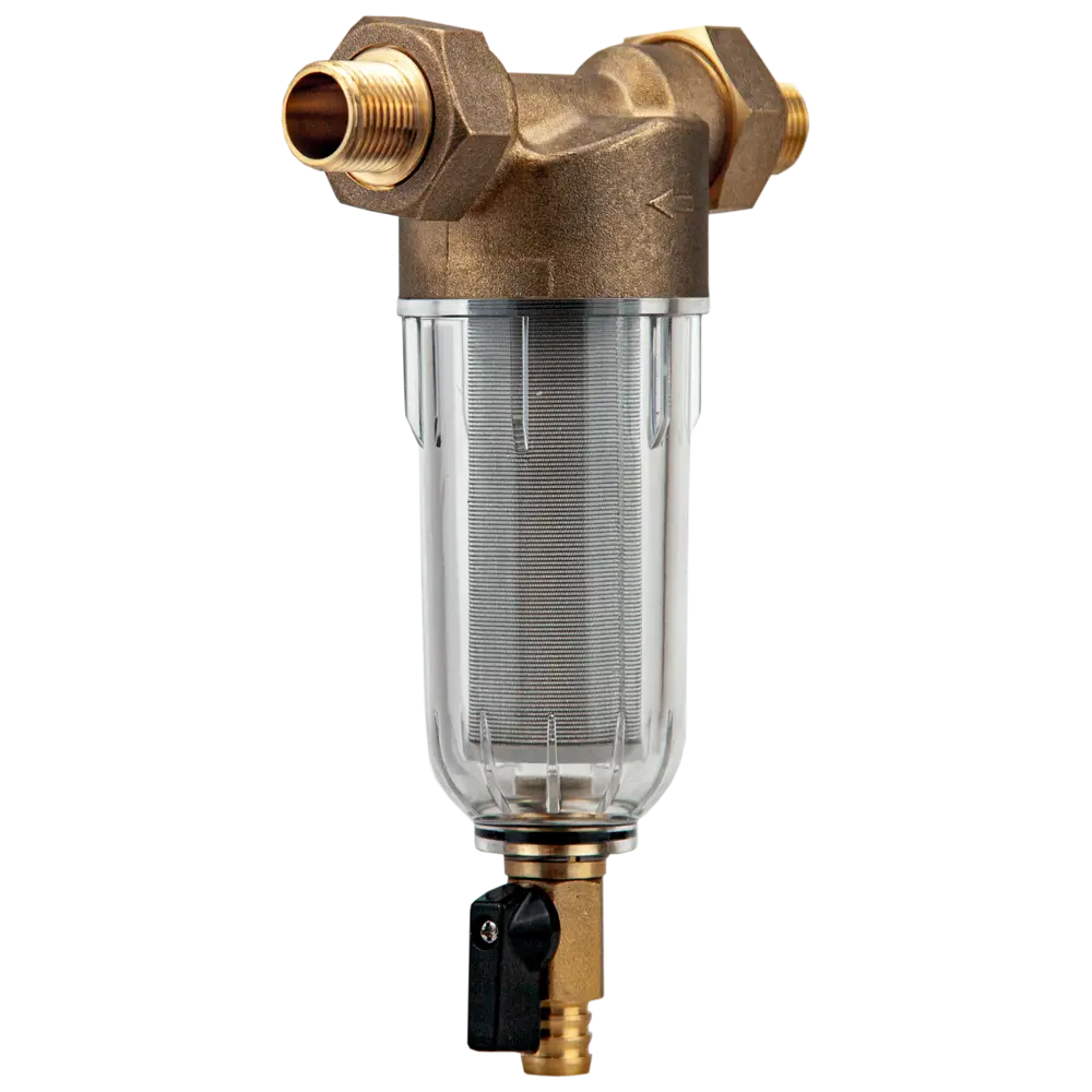 Промывной фильтр для ХВС Посейдон 1/2" НР 100 мкм латунь 13618 STLM-2154453
