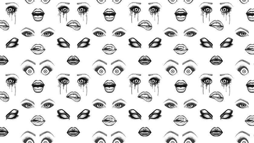 Baboon Моющиеся обои с рисунком Pattern sun-id-1346801 - Вид №1