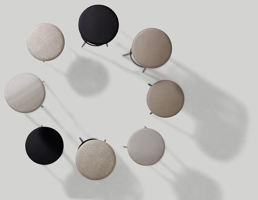 Bivaq Низкий садовый табурет с тканевой обивкой Vint sun-id-1466935 - Вид №2