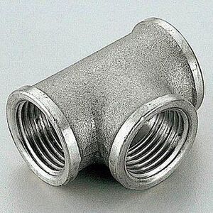 Тройник ВР  3/4'' никель TIEMME