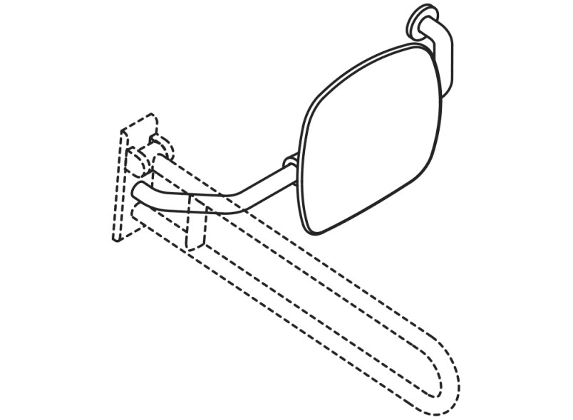 805.51.927R поддержка спины HEWI Stützen  - Вид №2