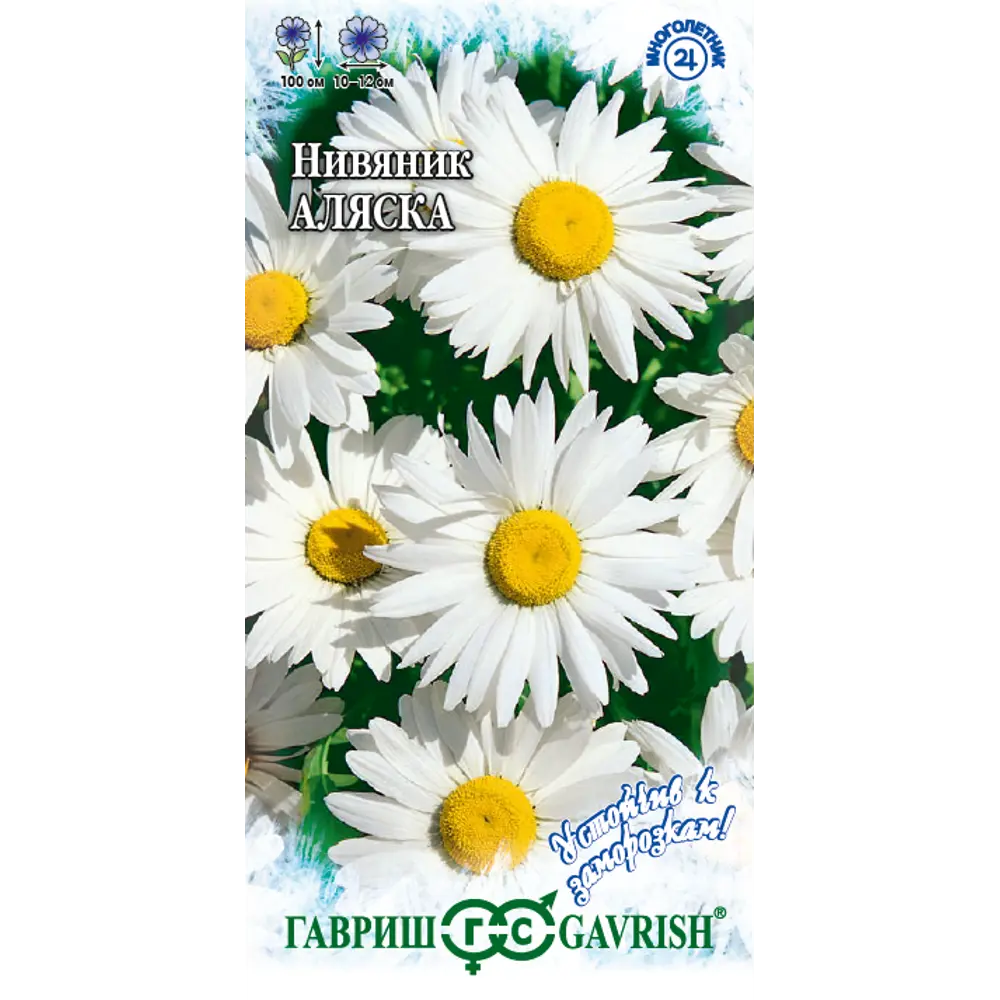 Семена нивяника Аляска - белоснежные цветы для сада 89403785 ГАВРИШ STLM-1568928