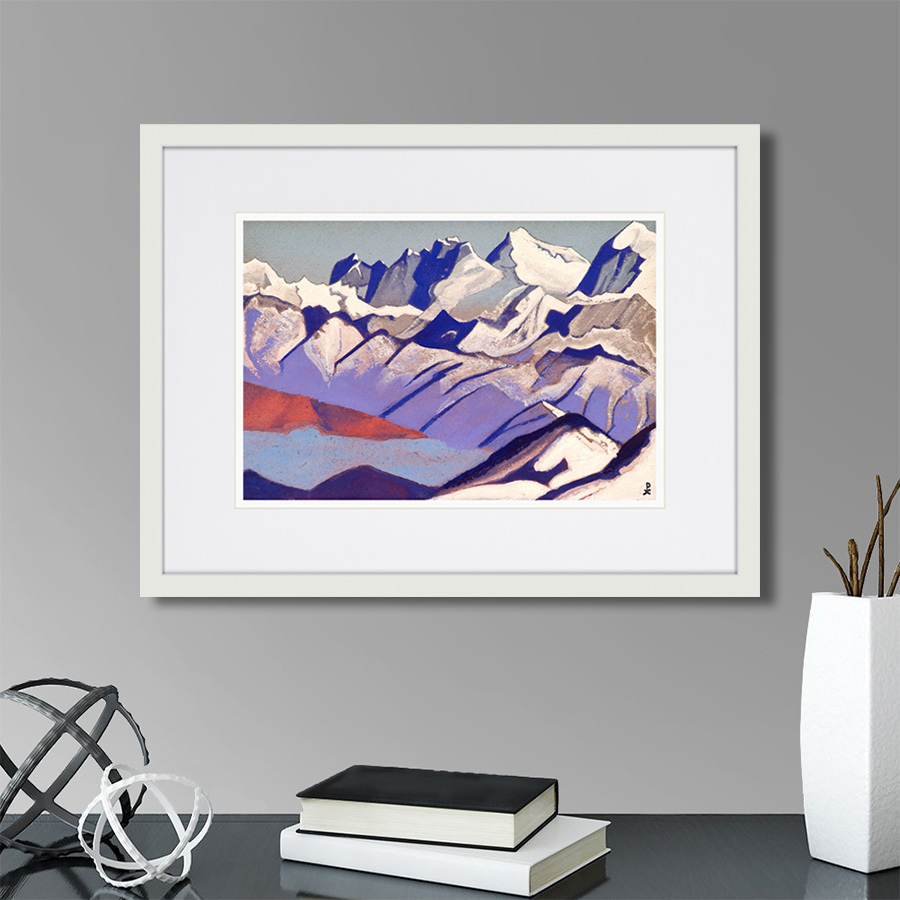 Картина "Эверест, 1936 г.", 32х42 см КАРТИНЫ В КВАРТИРУ  264849 Разноцветный  - Вид №5