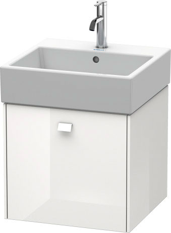 BR405201818 Тумбочка подвесная Brioso #BR4052 484 x 459 мм Белый матовый, декор Duravit - Вид №2