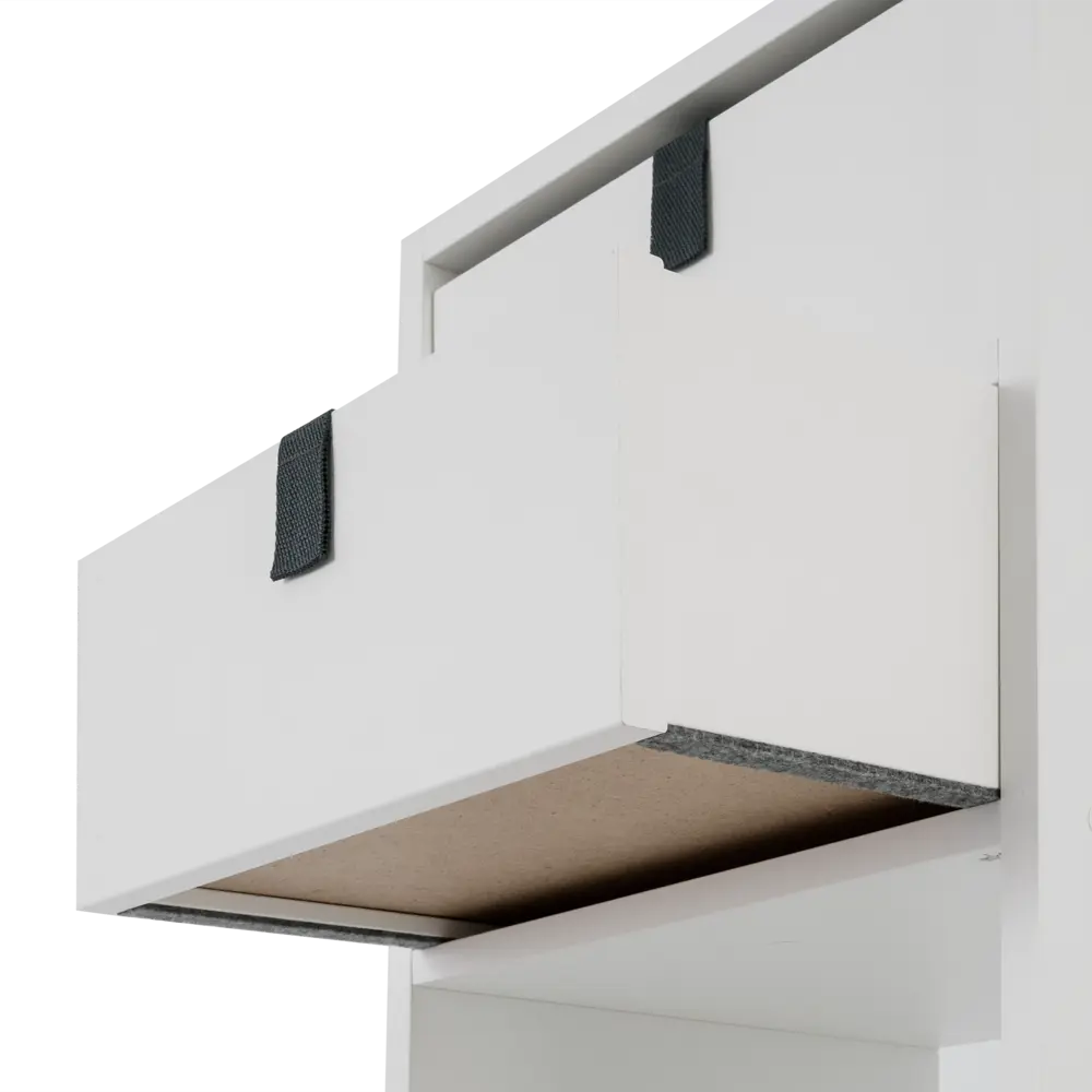 Выдвижной ящик SPACEO KUB для систем хранения - белый 82731887 STLM-0034878 - Вид №3