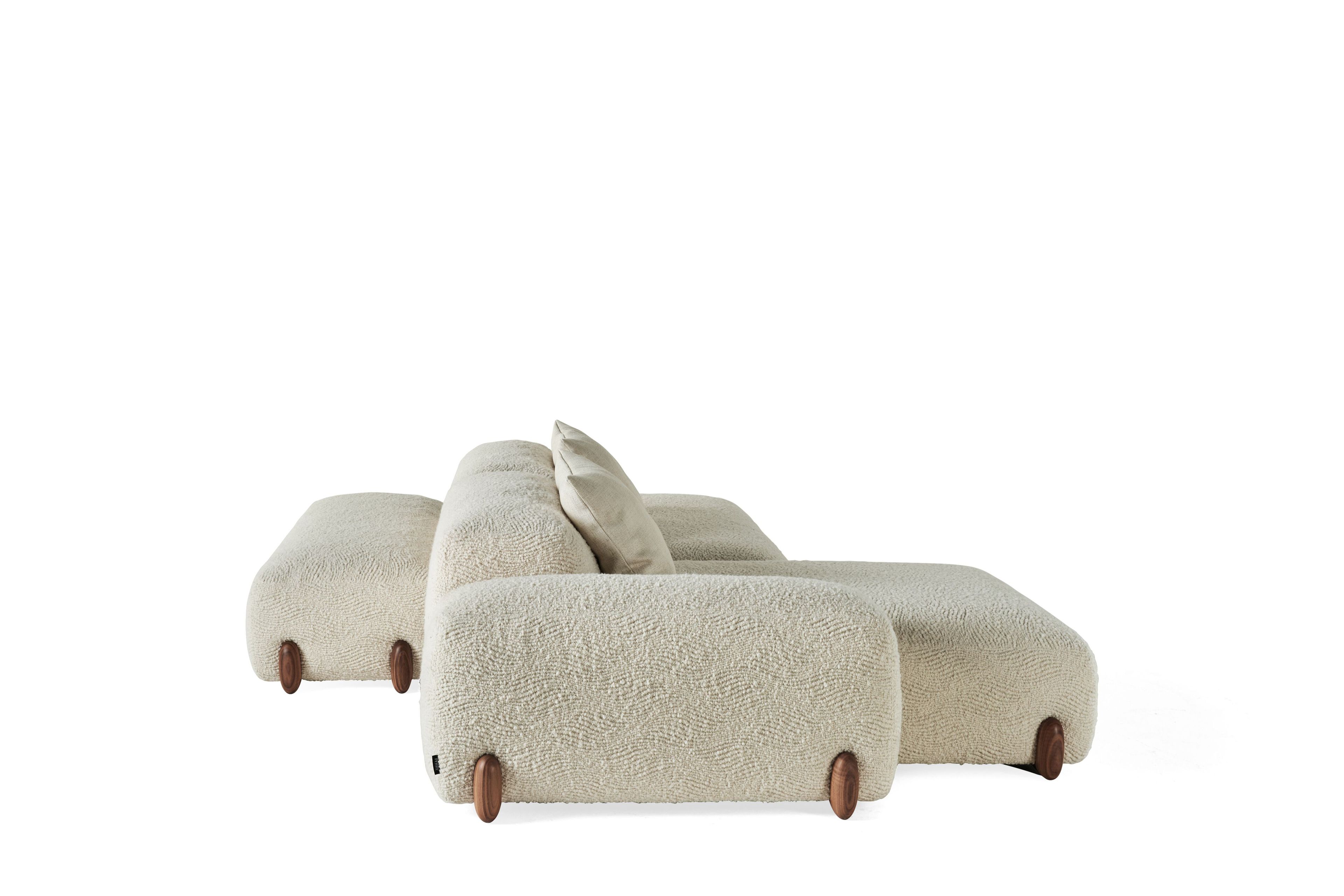 Тканевый диван с полуостровом Gianfranco Ferré Home KAUNAS ARCH-00018939 - Вид №2