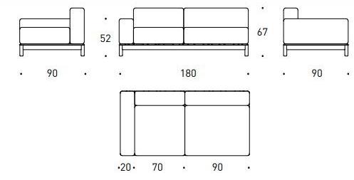 Varaschin Модульный угловой диван Barcode sun-id-1348985 - Вид №12