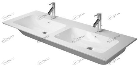 233613 Подвесная раковина настенная овальная Duravit Me белая