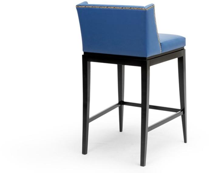 Mytto Высокий кожаный табурет с подставкой для ног Larforma sun-id-1366880 - Вид №3