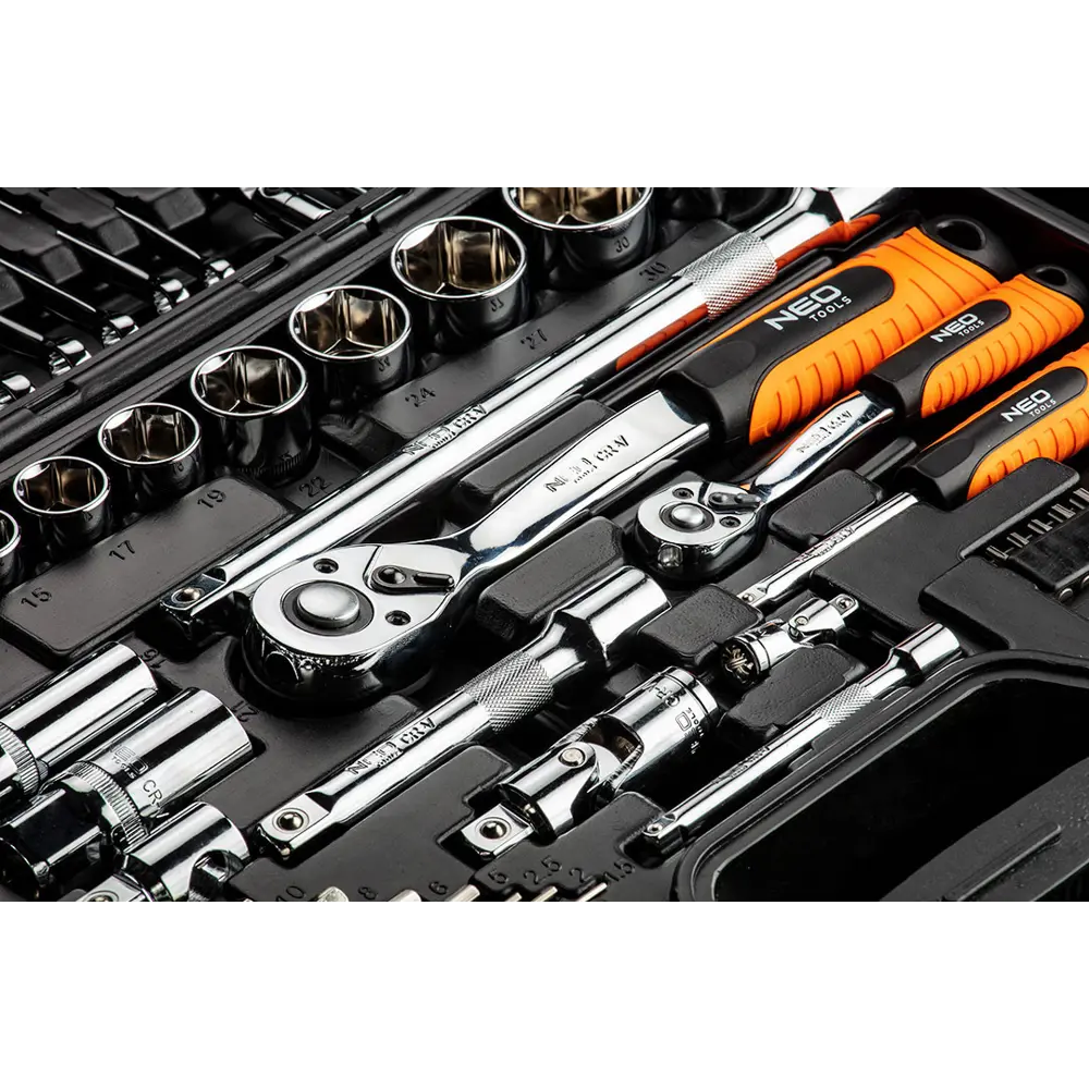 Набор инструментов и торцевых головок Neo, 77 предметов Neò STLM-2201269 - Вид №4