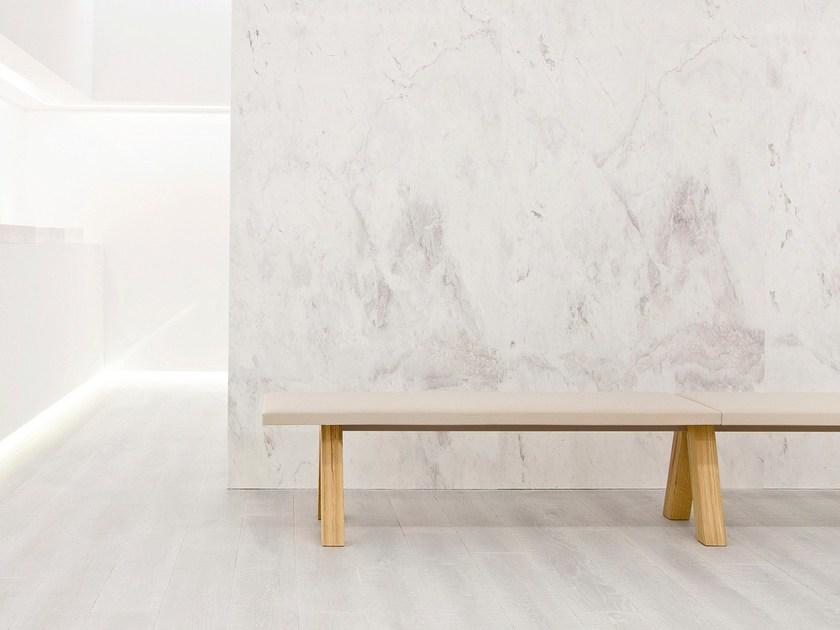 Viccarbe Мягкая скамейка из дуба Trestle Trs/d - l/c - Вид №7