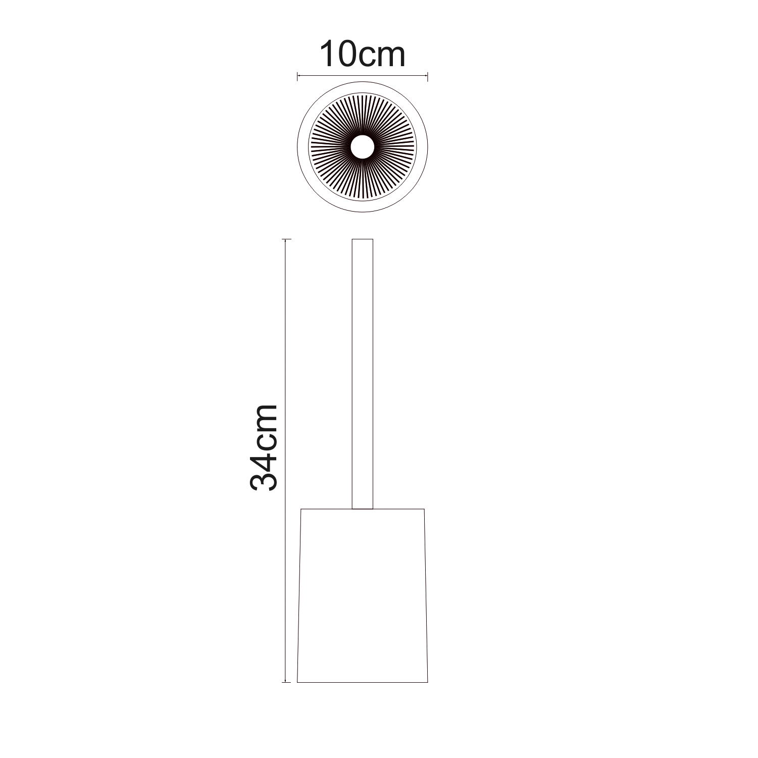 K-37727 Ohre Щетка для унитаза WasserKRAFT Ohre K-37700  - Вид №2