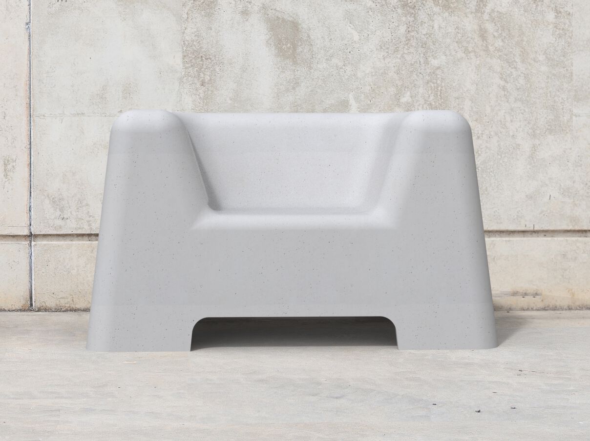 Наружное сиденье из армированного волокном бетона SIT уличный диван ARCH-00022508
