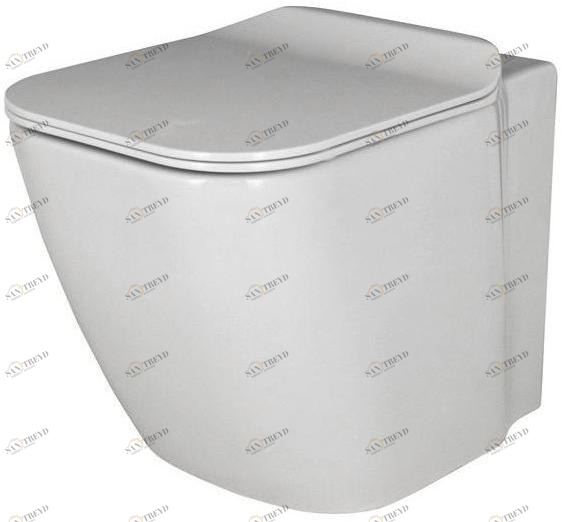 100099987 Приставной унитаз напольный Белый Noken Essence-c Испания