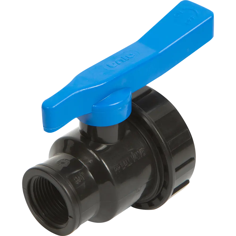 Кран ПНД 3/4"х3/4" внутренняя резьба полиэтилен 82148988 STLM-2187131 UNIO 