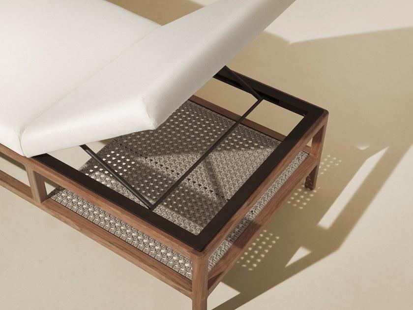 Ethimo Садовая кушетка из тикового дерева Grand life sun-id-1391514 - Вид №2