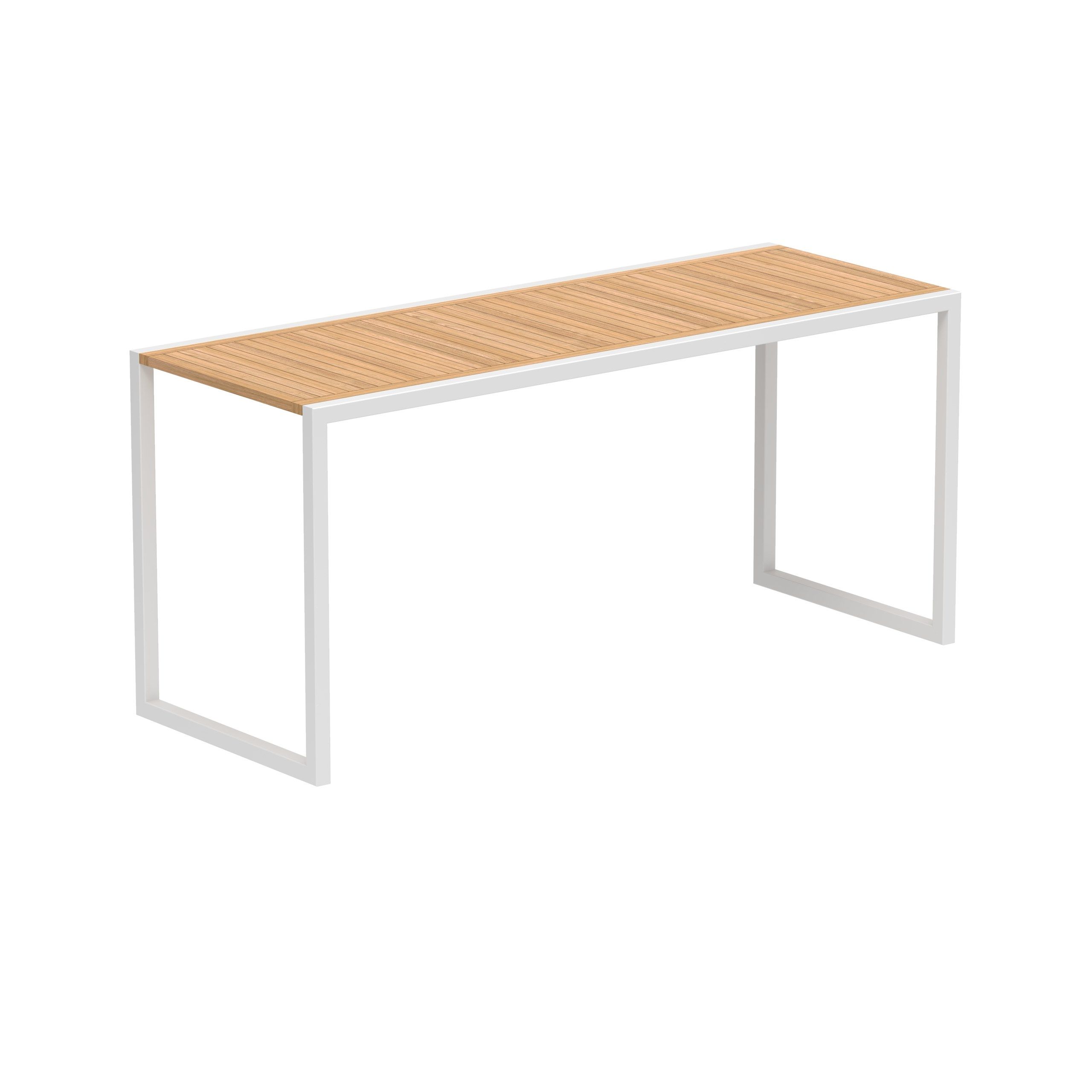 Высокий прямоугольный садовый стол из тикового дерева Royal Botania Ninix ARCH-00076972 - Вид №3