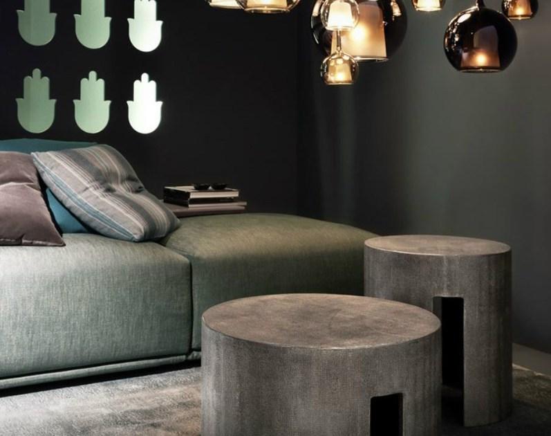 Meridiani Низкий круглый деревянный журнальный столик Gong sun-id-1429053 - Вид №1