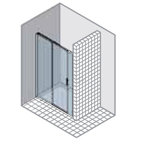 QT3 Quadra collection Раздвижная дверь DUKA 45013 - Вид №1