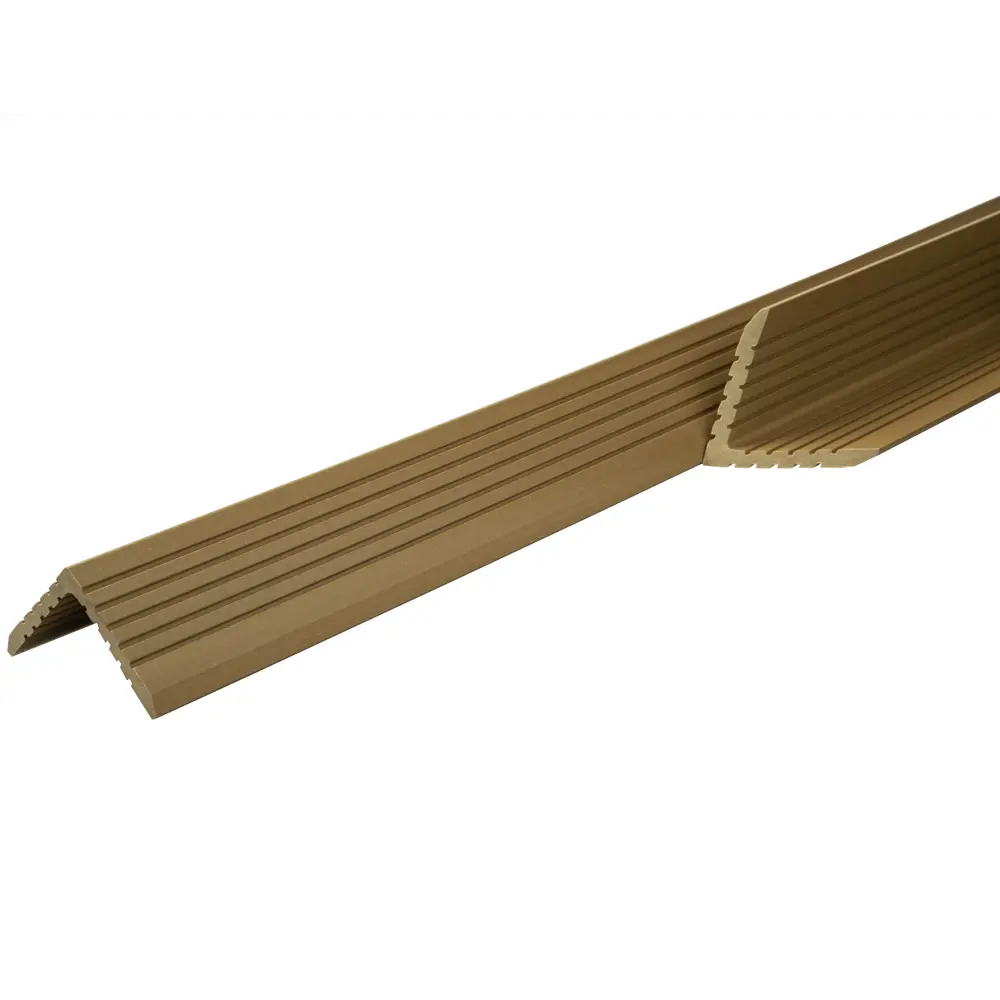 Угол торцевой T-Decks 56x56x4000 мм цвет натуральное дерево STLM-2203691