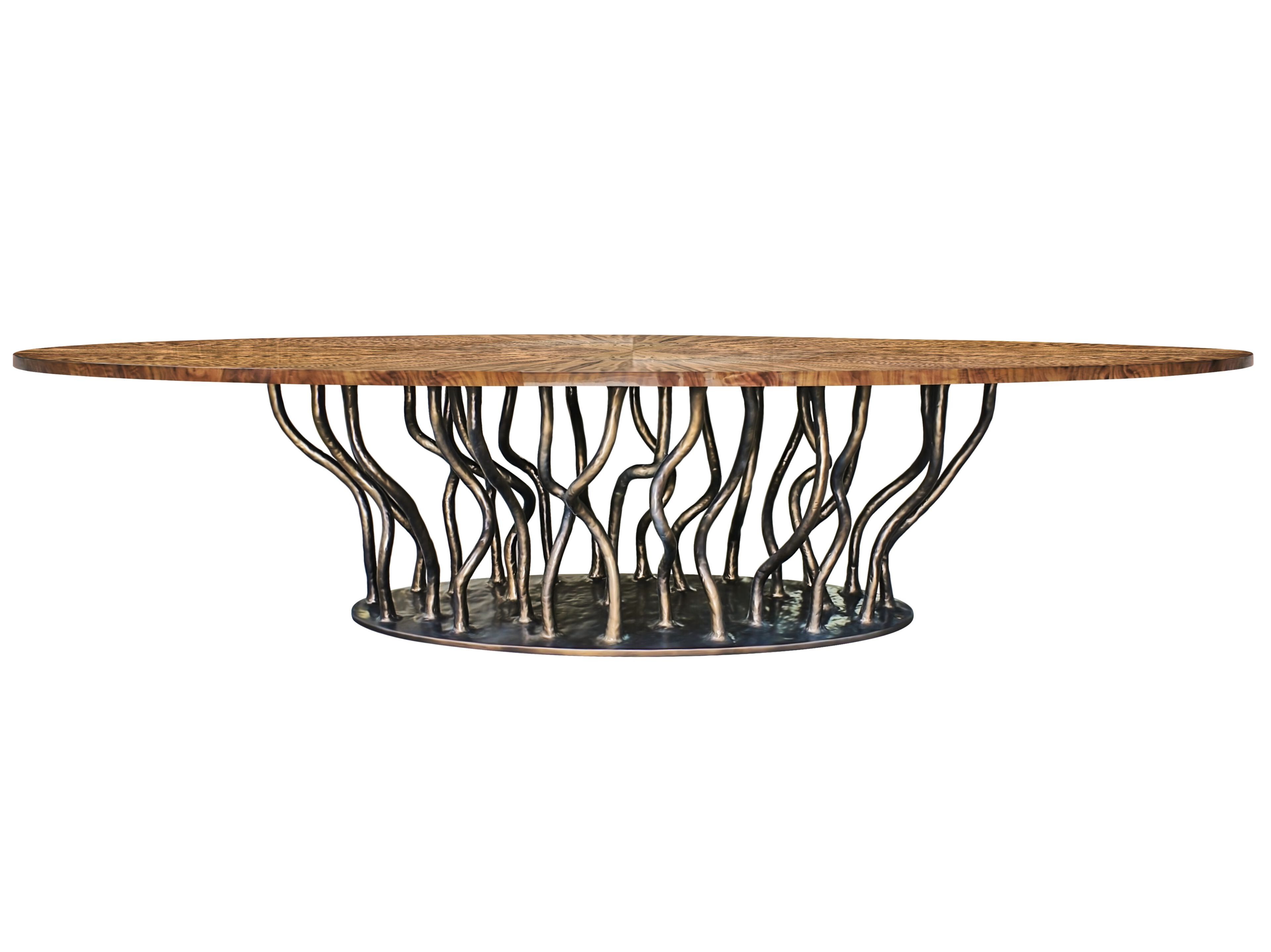 Обеденный стол из дерева и стекловолокна KARPA Allana ARCH-00002325