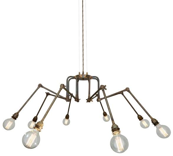 Mullan Lighting Регулируемая люстра из латуни  Mlf215  - Вид №2