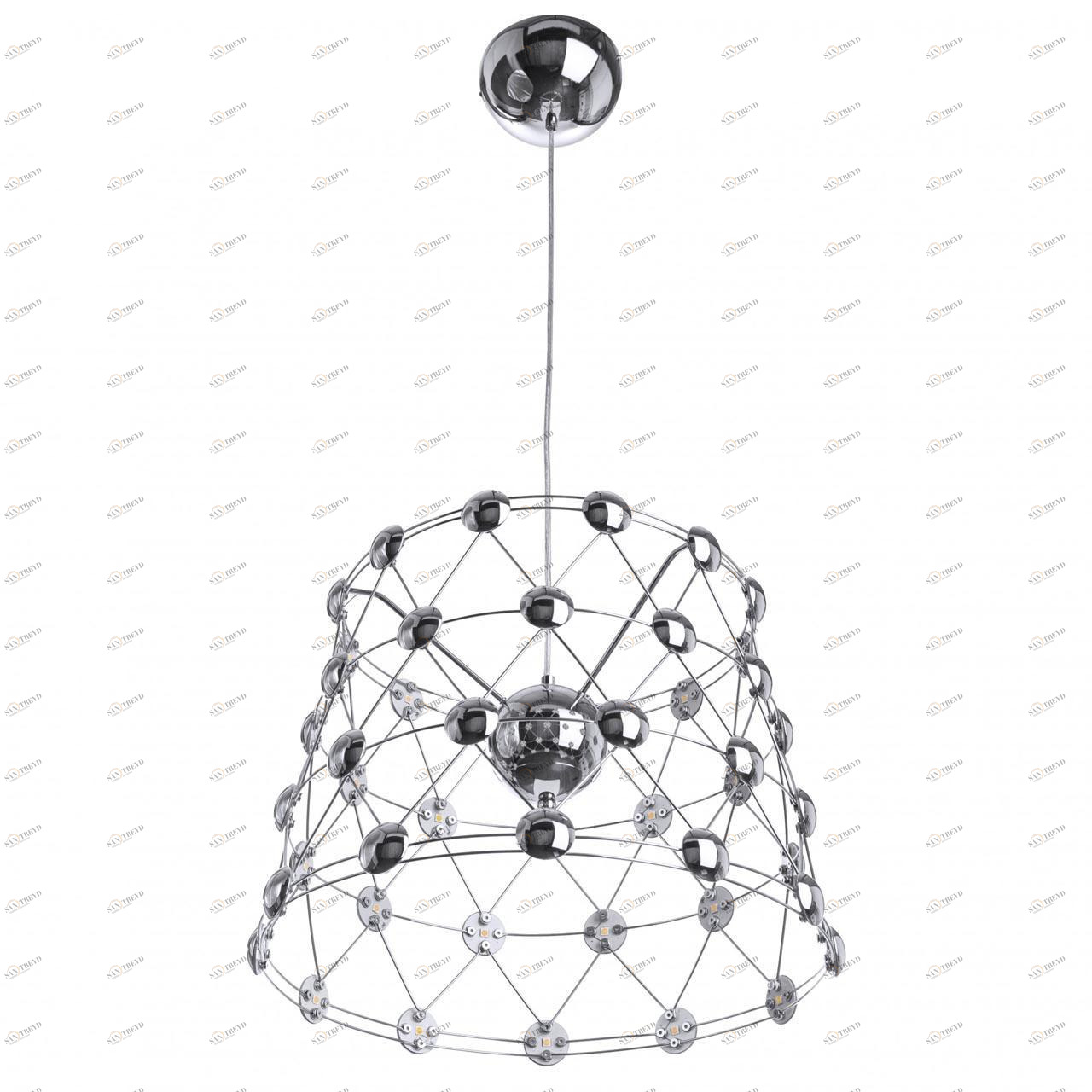 Подвесной светодиодный светильник Divinare 1609/02 SP-48 DIVINARE 1609 200204 Хром 