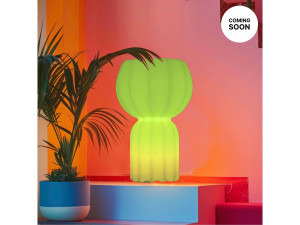 Настольная и напольная лампа из полиэтилена с вращающимся формованием