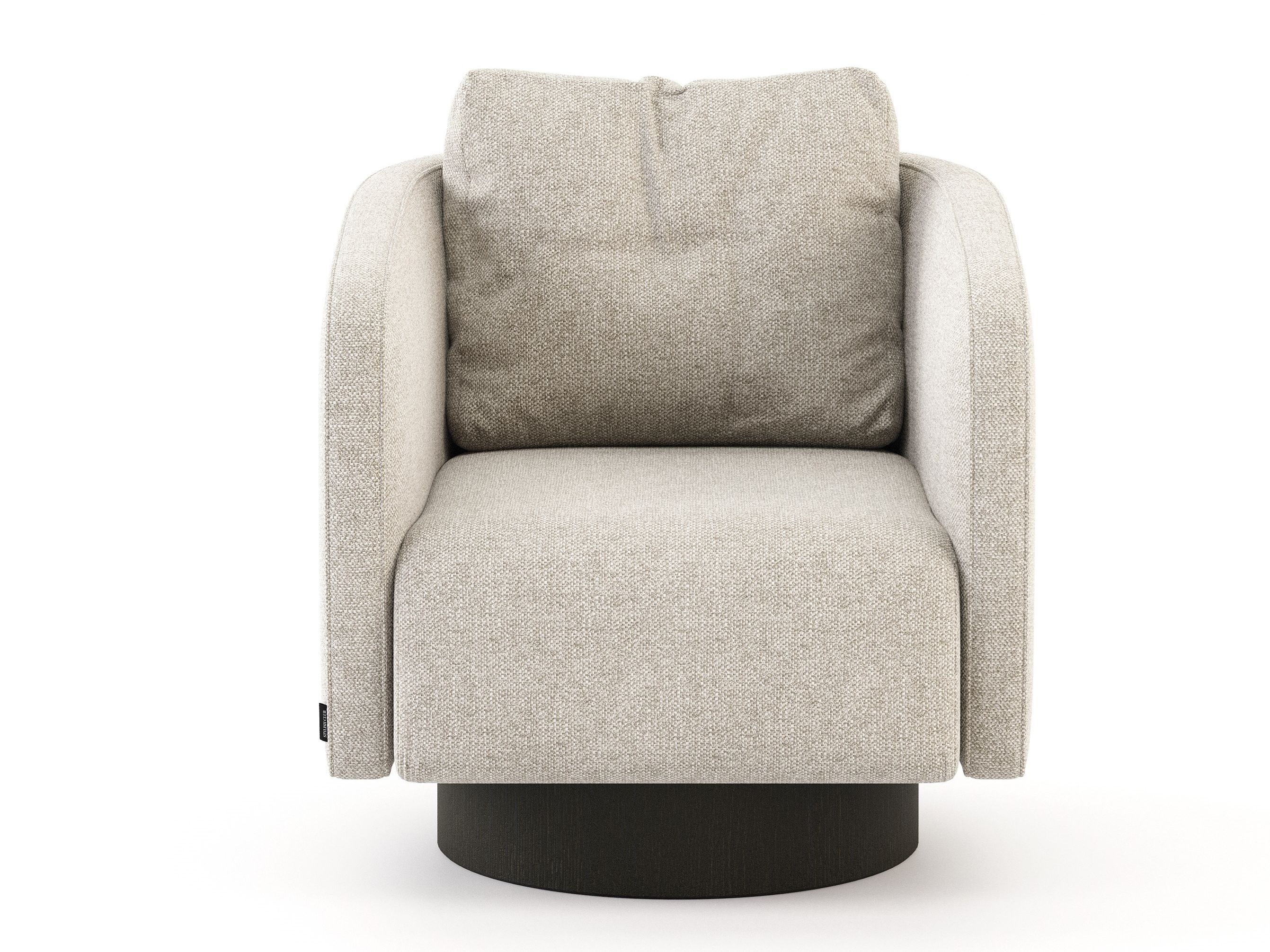 Бархатное кресло с подлокотниками Stylish Club His &amp ARCH-00083062 - Вид №3