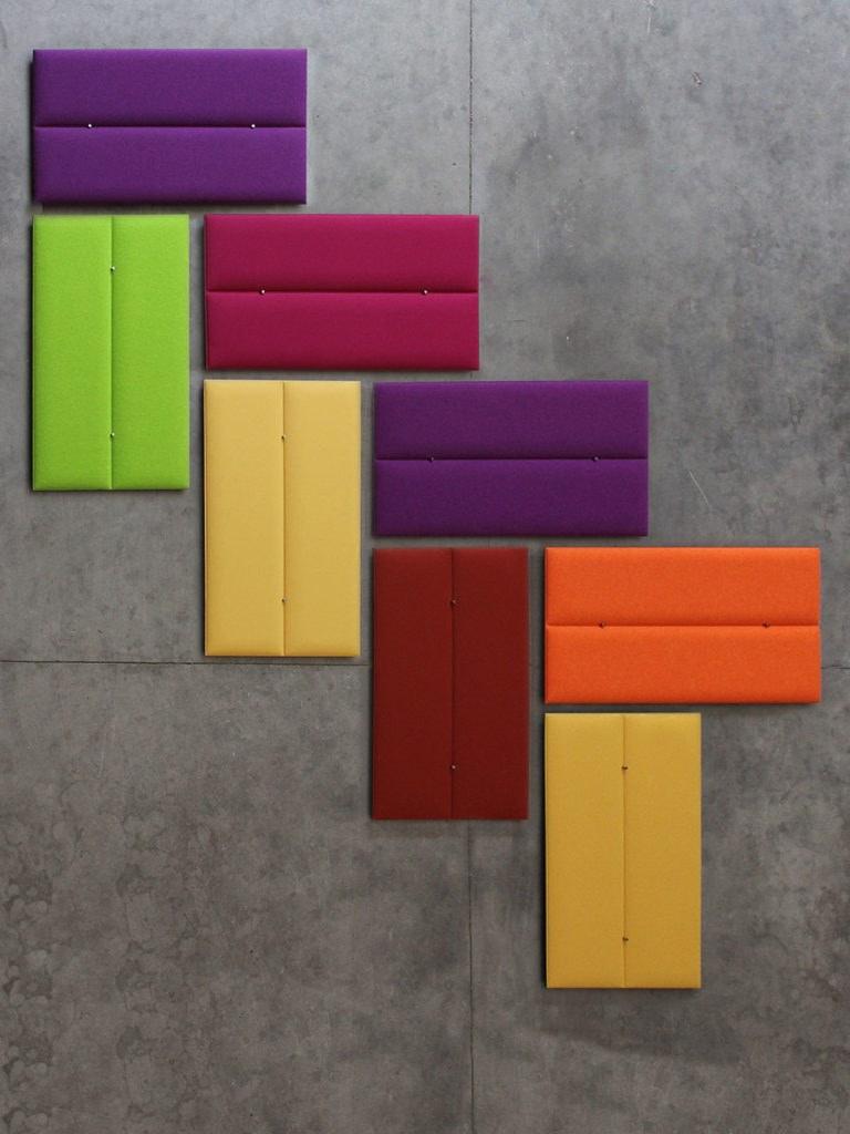 Slalom Акустическая стеновая панель из огнестойкого полиэфирного волокна Ecorange sun-id-1345068 - Вид №1