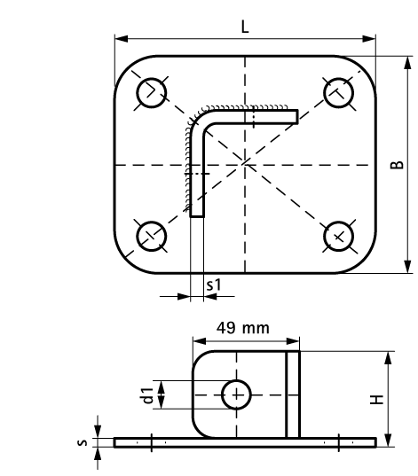 66583602 BIS Strut Держатель профиля для создания конструкций из профиля Strut walraven  - Вид №1