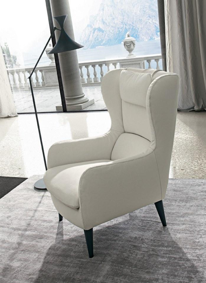 Febal Casa Кожаное кресло Bergere с подлокотниками sun-id-1378426 - Вид №2