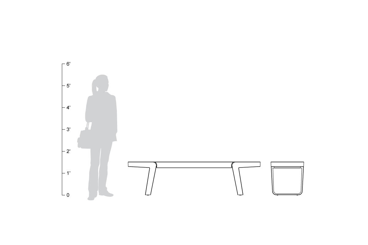 FSRT24 Круговая скамья  Forms-surfaces  - Вид №11