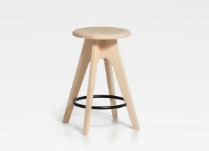 SIPA Табурет деревянный с подставкой для ног Tommy