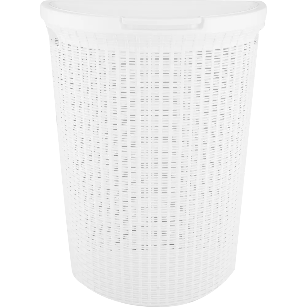 Корзина для белья Эко Стайл 45 л светло-серая БЫТПЛАСТ STLM-2165130 - Вид №1