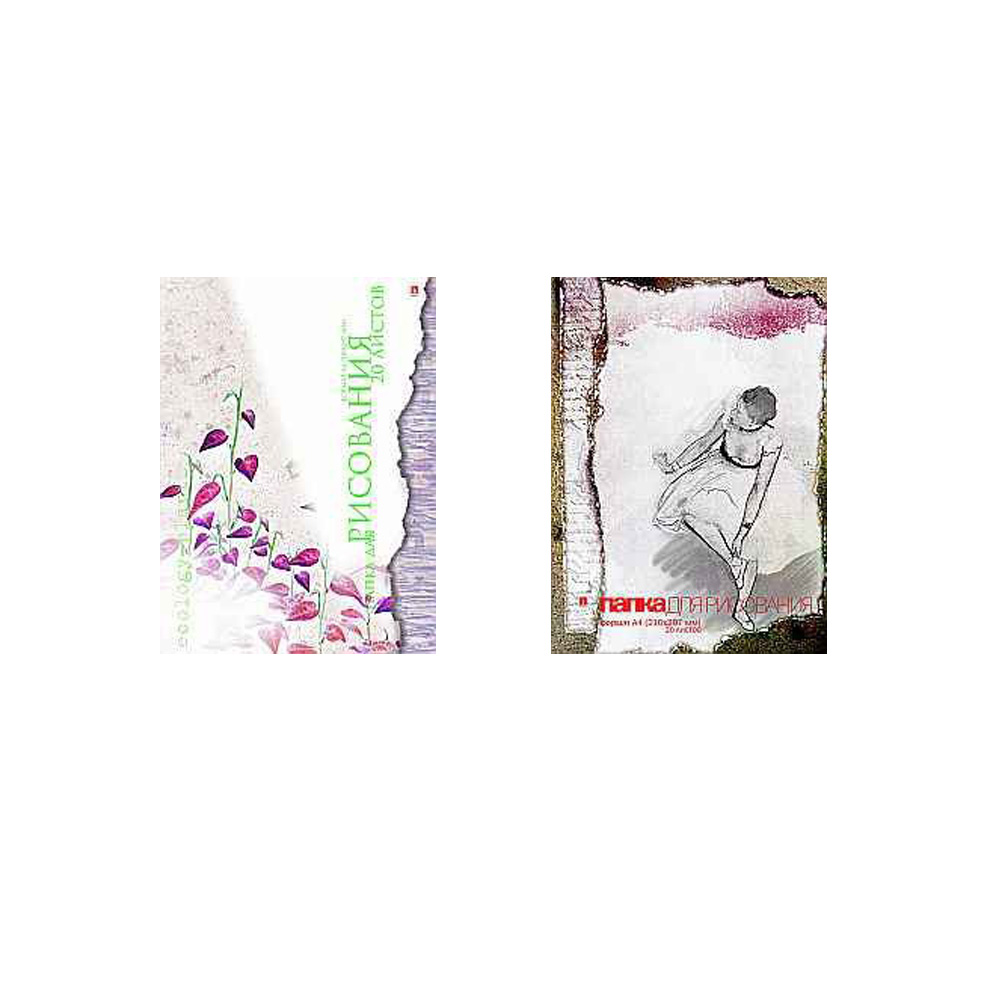 4-20-022 Папка для рисования 150 г/м2 А4 21 х 29.7 см папка 20 л. Альт 