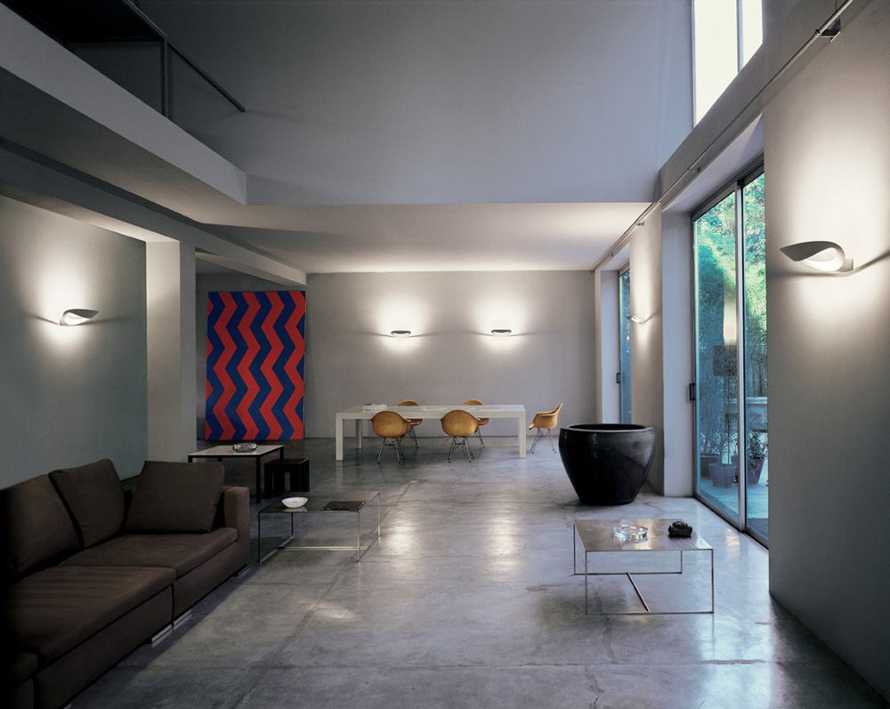 Светильник настенный серебристый Artemide 0916040A ARTEMIDE  00-3882729 Серебро  - Вид №3