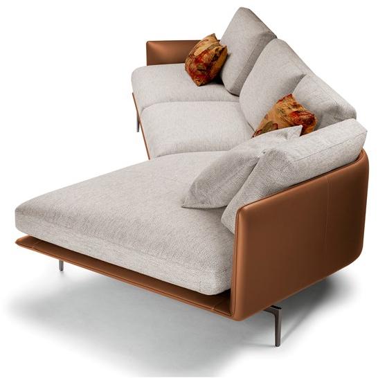 Poltrona Frau Модульный диван из кожи и ткани La collezione - divani e poltrone sun-id-1487212 - Вид №3