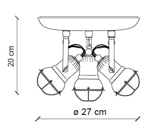 Керамический круглый поворотный прожектор FERROLUCE ARCH-00023468 - Вид №7