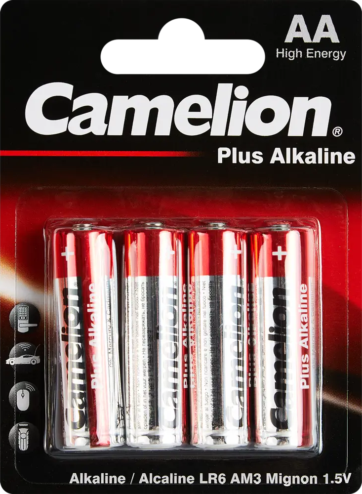 Алкалиновые батарейки Santreyd AA LR6 1.5V (4 шт) - надежное питание для устройств 89350646