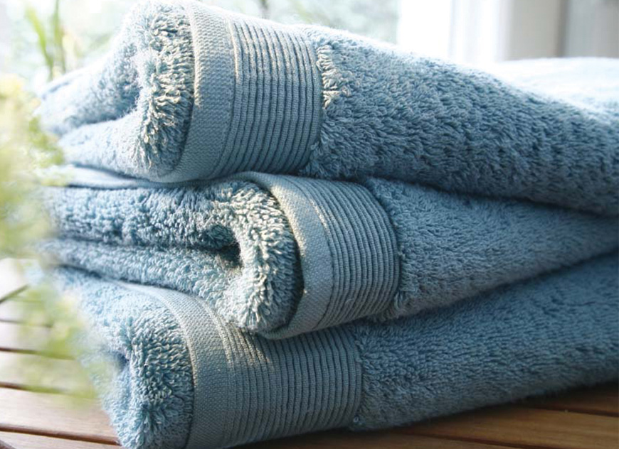 TOW_UNI_CE_55 Полотенце 55/110 celadon бирюзовый хлопок 600гр/м2 Blanc des Vosges Santreyd 