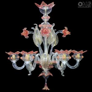 1302 ORIGINALMURANOGLASS Люстра Ка Сагредо - Венецианская Коллекция - муранское стекло OMG  см