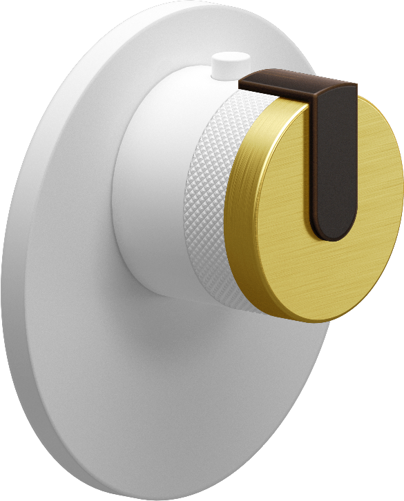 E-8027-R1BBE-L1OB-WT-T Термостатический переключатель 3/4-Внешняя часть GRAFF MOD+