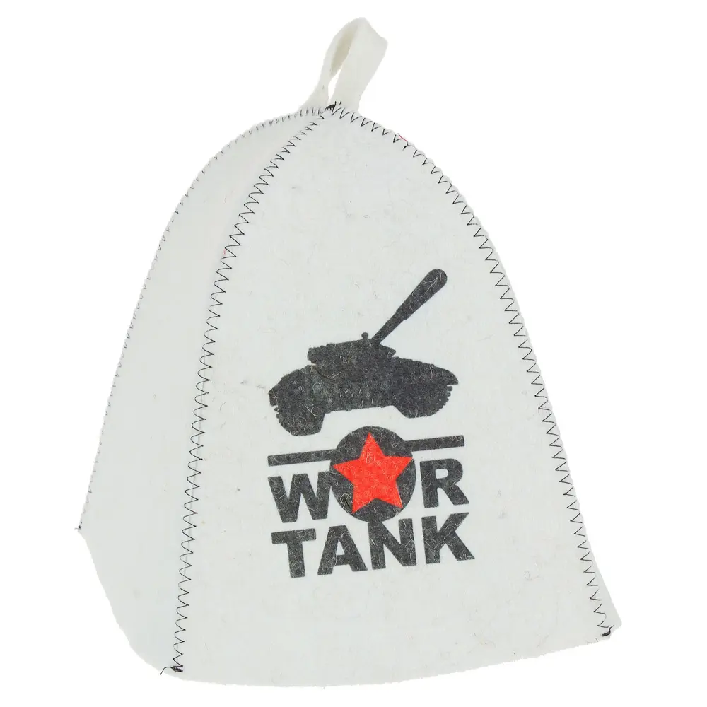 Шапка для бани войлок цвет белый ГЛАВБАНЯ STLM-2181418