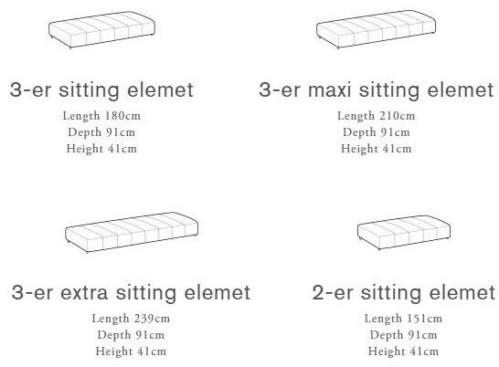Ditre Italia Скамья из ткани без спинки Fluid sun-id-1472860 - Вид №2