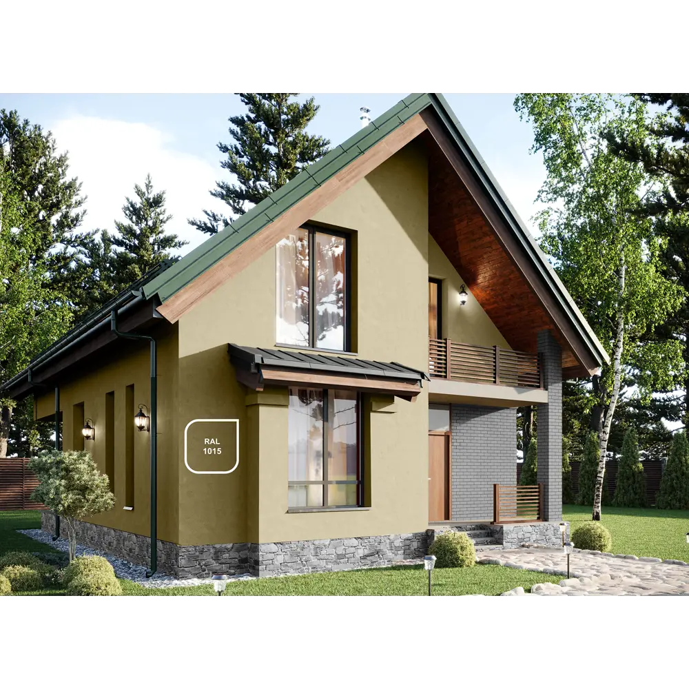 Фасадная краска Tikkurila Facade Acrylate - матовая белая для наружных и внутренних работ 82209119 STLM-0022029 - Вид №5